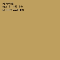#BF9F5E - Muddy Waters Color Image